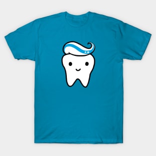 Kawaii Tooth with Toothpaste T-Shirt